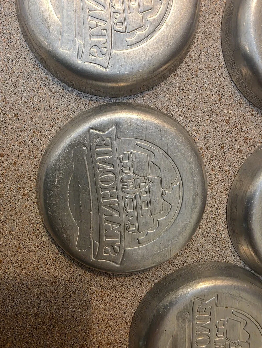 Set Of StanHome Coasters Country Vintage